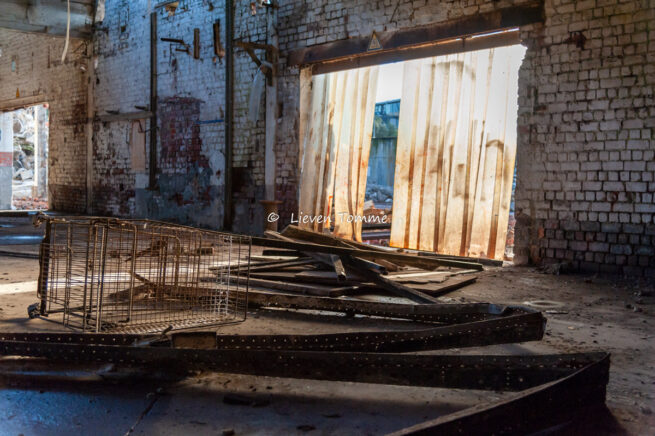 abandoned shop floor